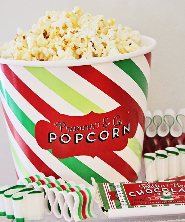 St. Nick Cinema Collection Luxe Popcorn Stickers