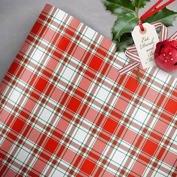 Holiday Tartan Gift Wrap 