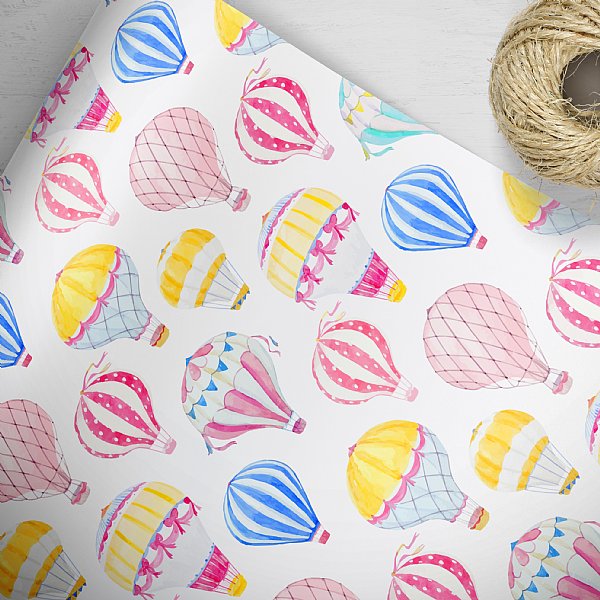 Hot Air Balloon Gift Wrap