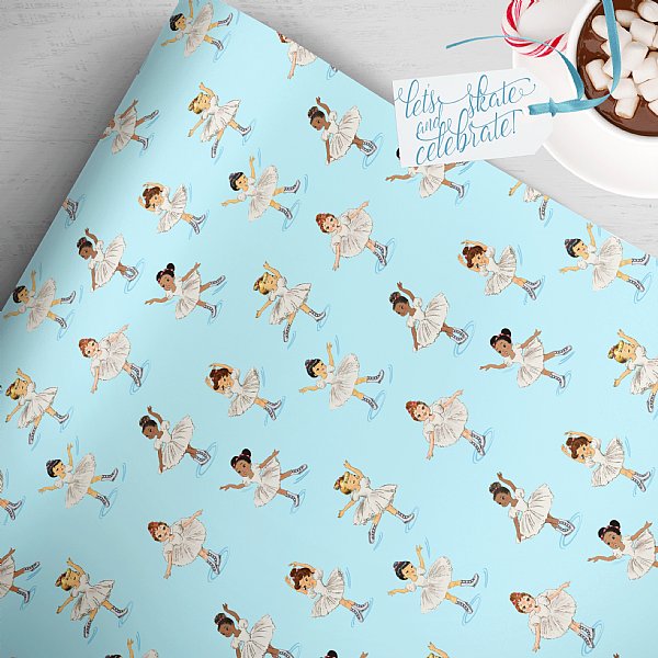 Ice Skate & Celebrate Gift Wrap