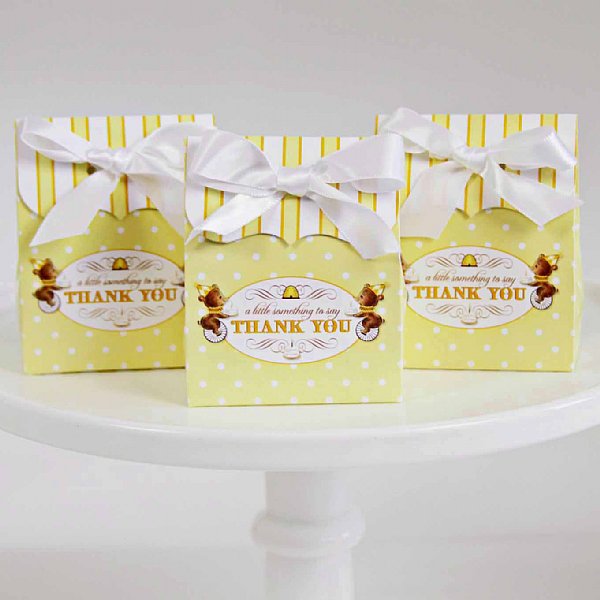 Birthday Bear Favor Box Set