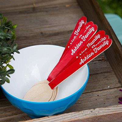 Splish Splash Wooden Spoons with Labels