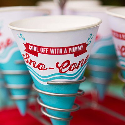 Splish Splash Snow Cone Cups and Labels