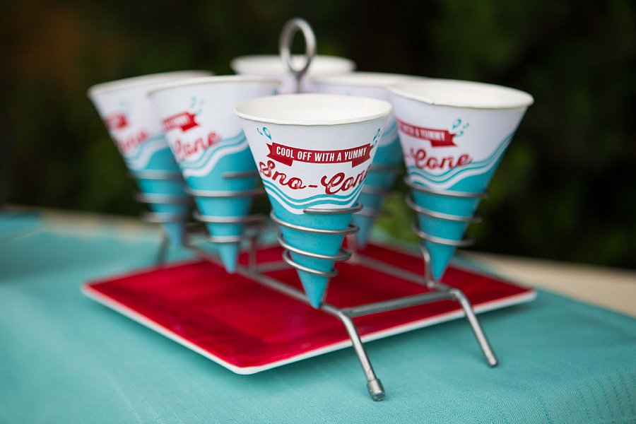 Splish Splash Snow Cone Cups and Labels