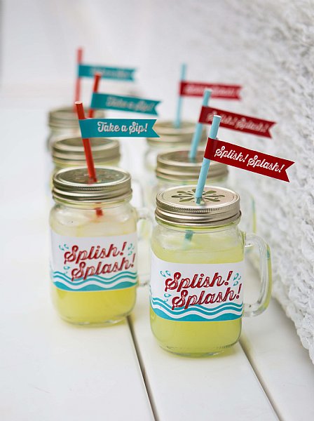 Splish Splash Water Bottle Labels