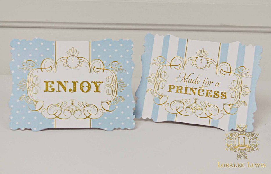 Cinderella Buffet & Party Signs