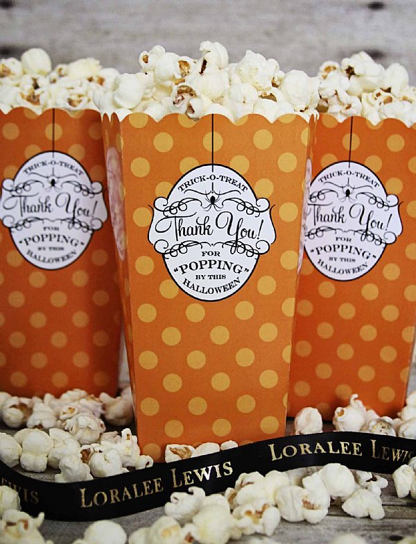 Halloween Popcorn Boxes