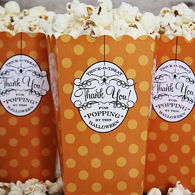 Halloween Popcorn Boxes