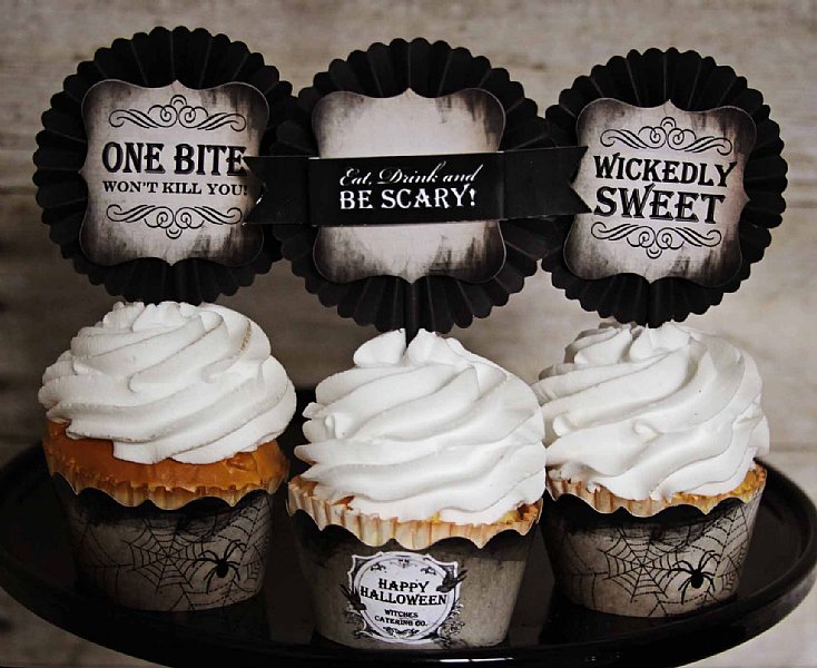 Something Wicked Rosette Cupcake Kit