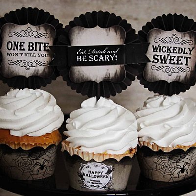 Something Wicked Rosette Cupcake Kit