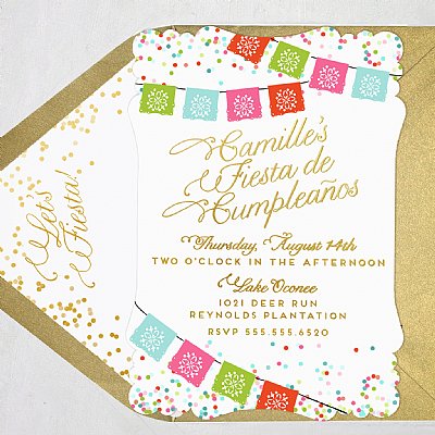 Banderitas Fiesta Collection Invitations