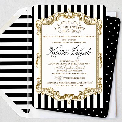 Black and White Collection Invitation