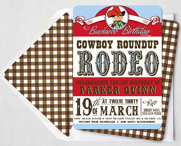 Buckaroo Invitation