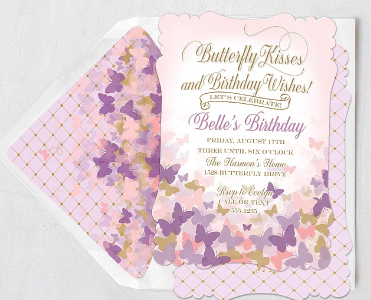 Butterfly Wings Invitation