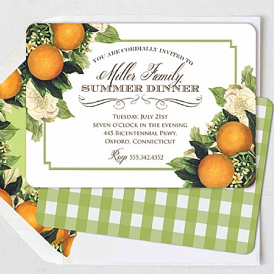 Citrus Sweet Invitation