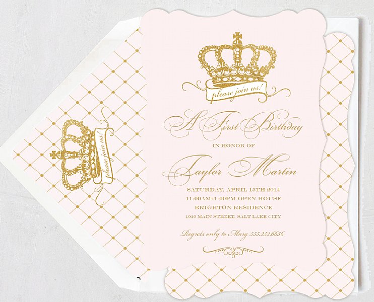 Crown Princess Invitation