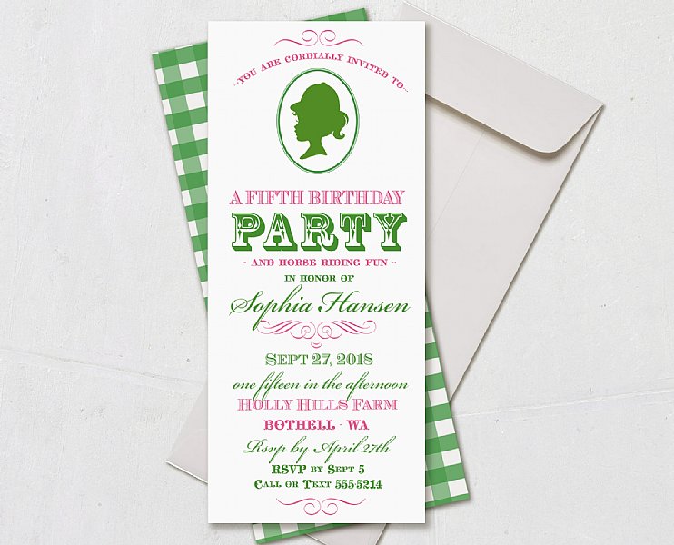 Little Equestrian Invitation