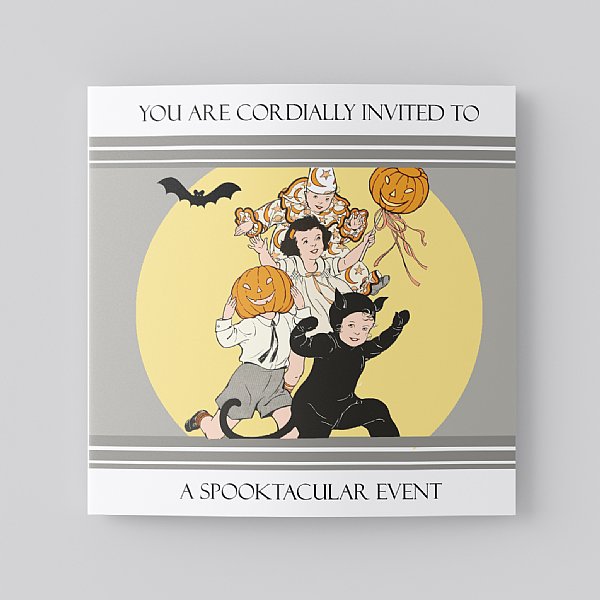 Classic Children's Costume Trifold Invitation