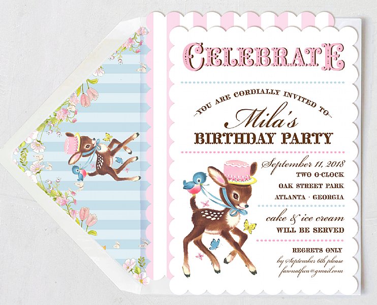 Little Deer Invitation