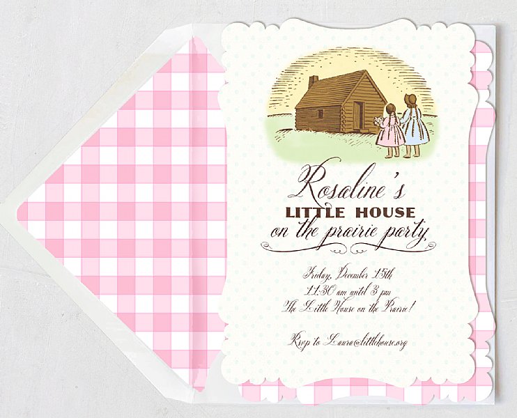 Little House on the Prairie Invitation Set