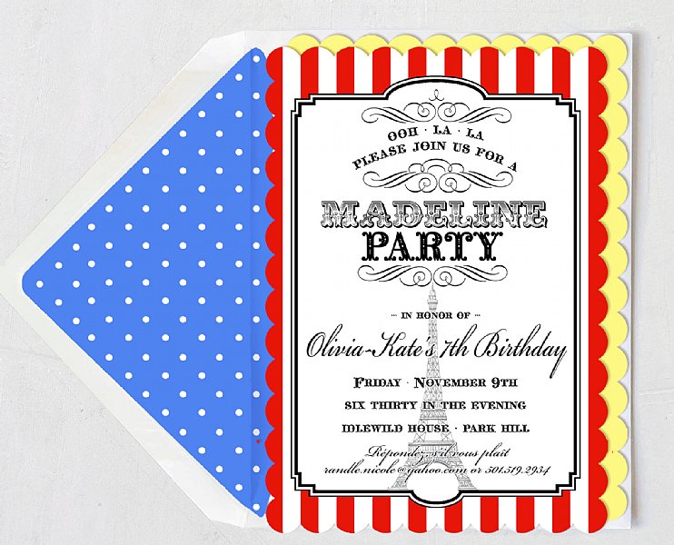 Little Madeline Invitation