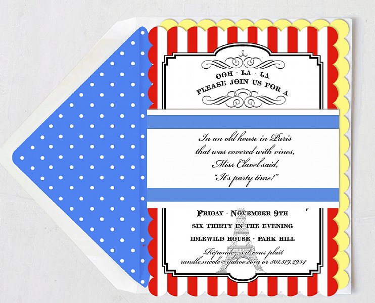 Little Madeline Large Invitation Band Set