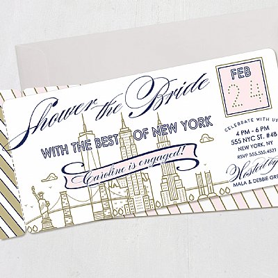 New York Personalized Invitations