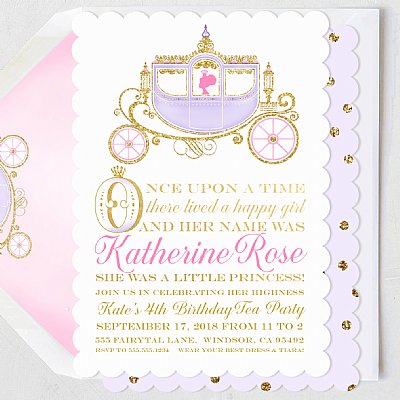 Once Upon a Time Invitation