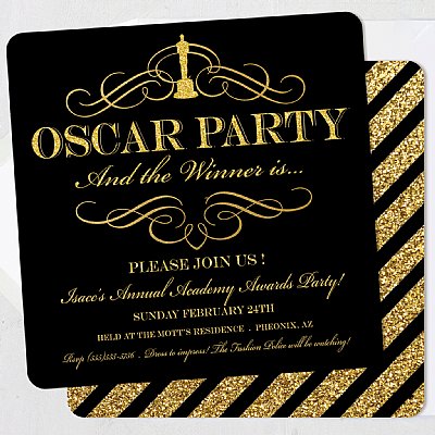 Oscar Old Hollywood Invitation