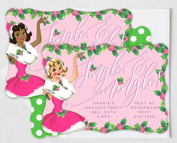 Santa Baby Invitation Set