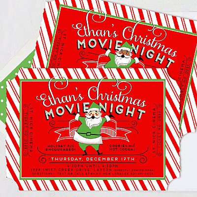 St. Nick Cinema Collection Invitation