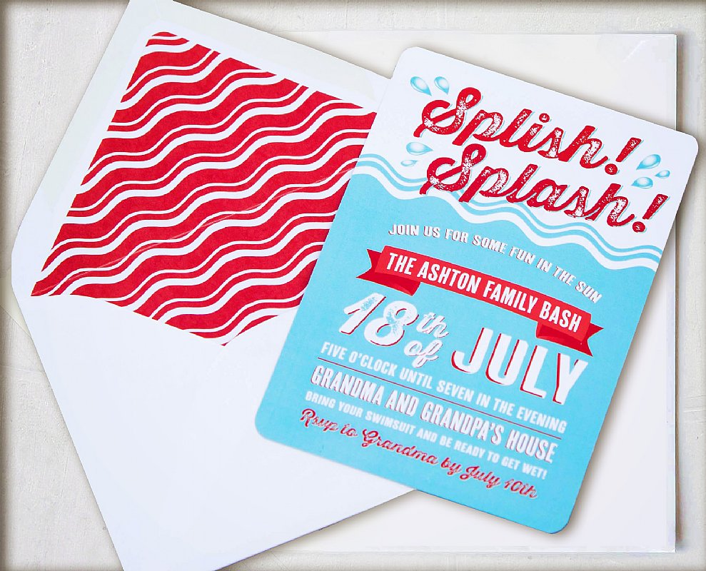 Splish Splash Invitation