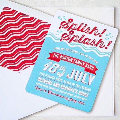 Splish Splash Invitation