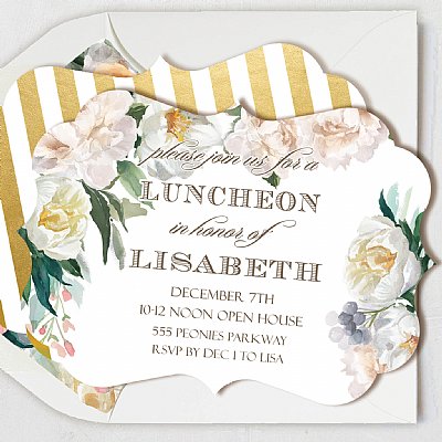 Sunrise Garden Personalized Invitation Set 