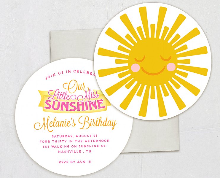 Sunshine Invitation