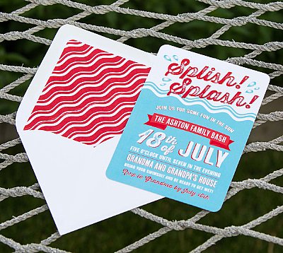 Splish Splash Invitation