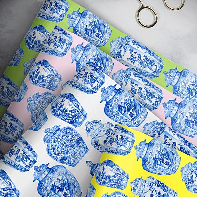 Jingdezhen Porcelain Jars II Gift Wrap