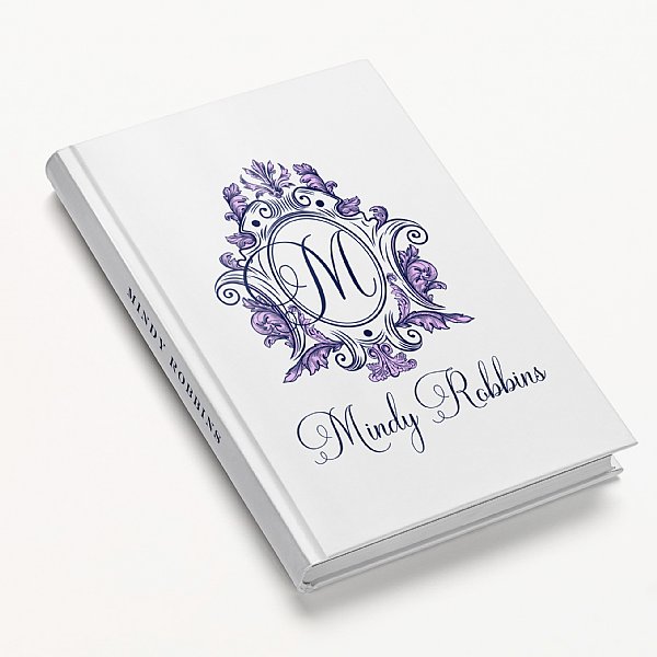 Personalized Crest Purple Journal