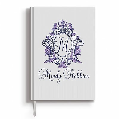 Personalized Crest Purple Journal