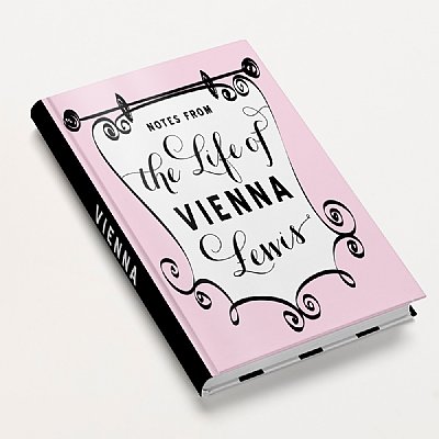 Personalized Pink Sketch Journal