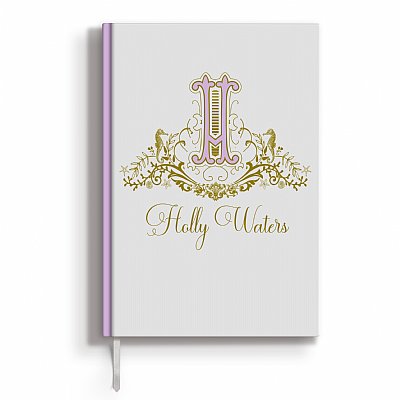 Personalized Seahorse Crest Purple Journal