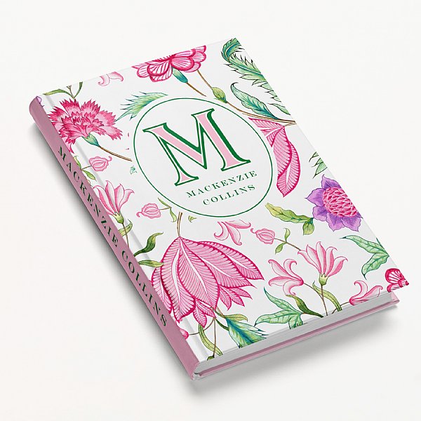 Personalized Sweet Pink Floral Journal