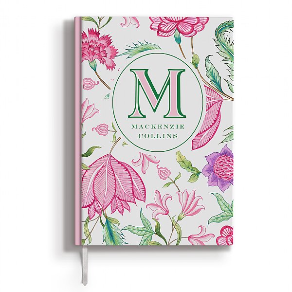 Personalized Sweet Pink Floral Journal