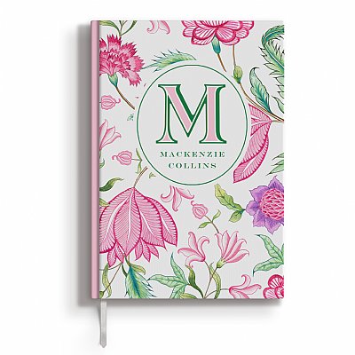 Personalized Sweet Pink Floral Journal