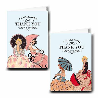 Fancy Ladies Thank You Notes