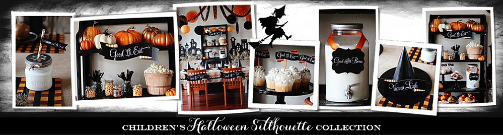 Children's Halloween Silhouette Collection