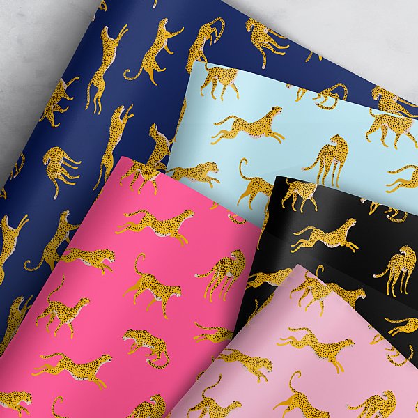 Leopards Collection Gift Wrap
