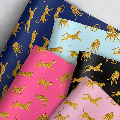 Leopards Collection Gift Wrap