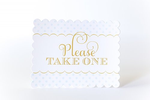 Baby Bottle Buffet & Party Signs