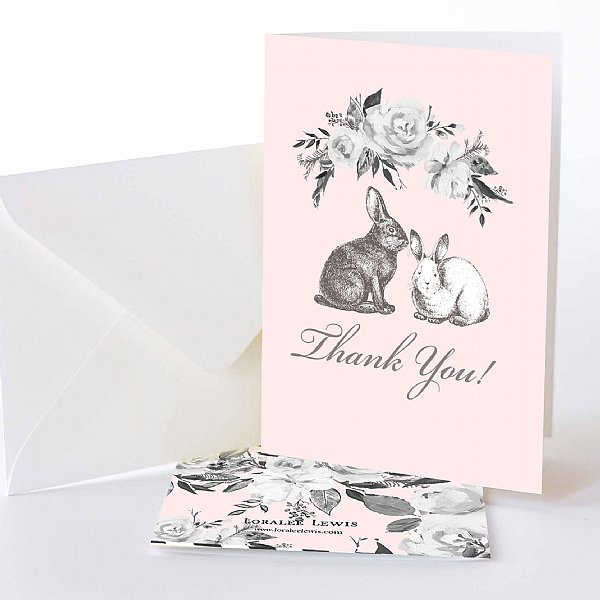 Little Hare Thank You Notes